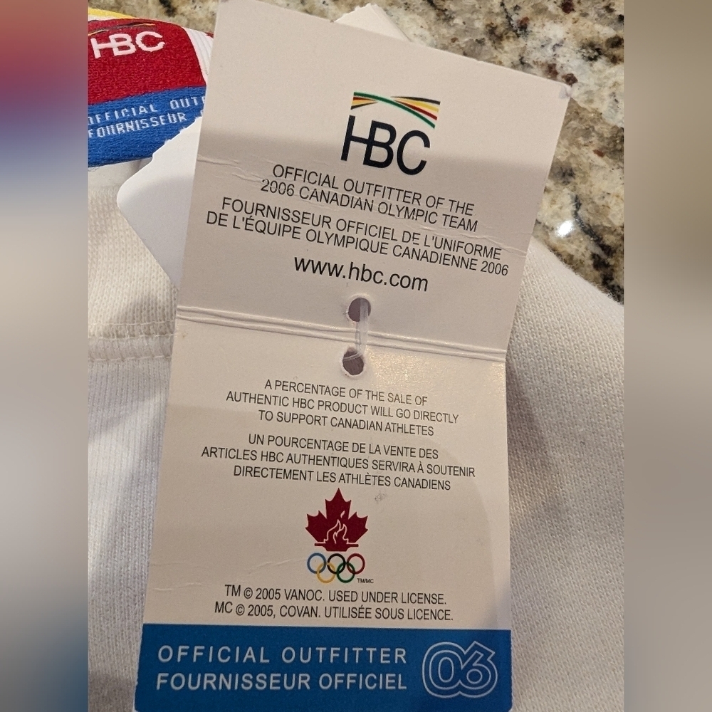 Canada Olympic Team Cotton sweat shirt, XS/S women 14 youth HBC - Picture 13 of 14